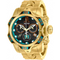 Invicta Men’s Jason Taylor Quartz Chrono 1000m Gold Plated