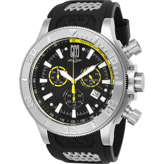 Invicta Men’s Jason Taylor Quartz Stainless Steel/Black