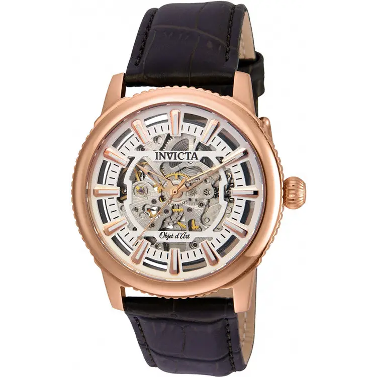 Invicta Men’s Objet D’Art Automatic Stainless Steel Brown
