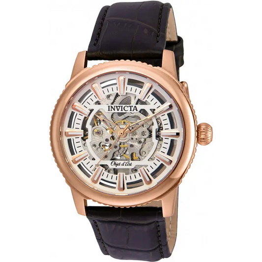 Invicta Men’s Objet D’Art Automatic Stainless Steel Brown