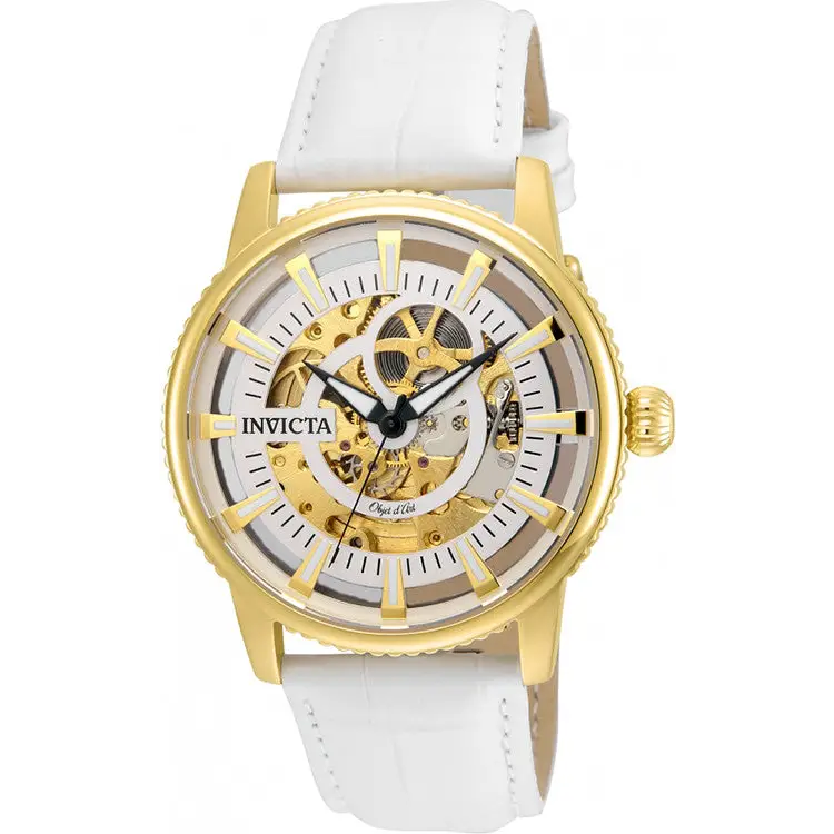 Invicta Men’s Objet D’Art Skeleton Dial Watch (Automatic)