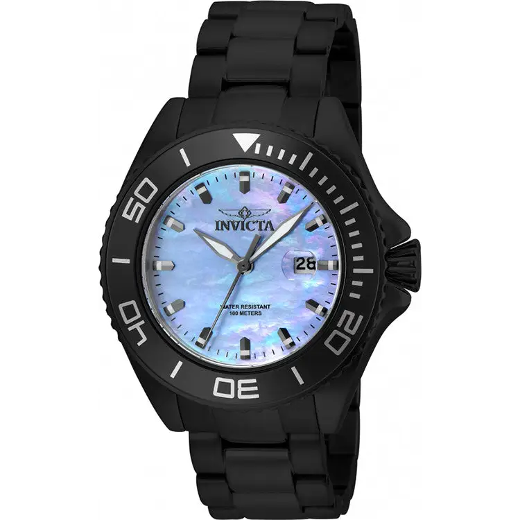 Invicta Men’s Pro Diver 100m Black 48mm Stainless Steel