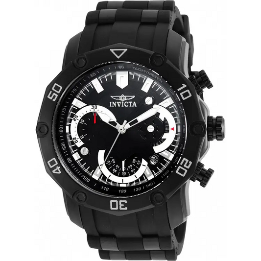 Invicta Men’s Pro Diver 100m Stainless Chronograph Black