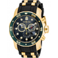 Invicta Men’s Pro Diver 200m Quartz Chronograph Green Dial