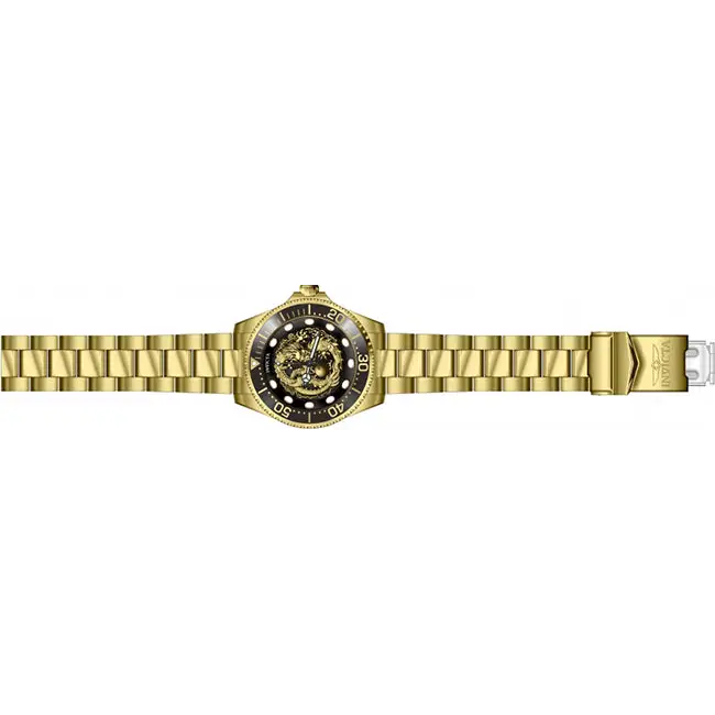 Invicta Men’s Pro Diver Automatic 100m Gold Plated Stainless