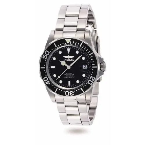 Invicta Men’s Pro Diver Automatic 200m Black Dial Stainless