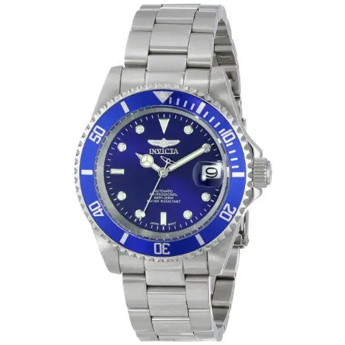 Invicta Men’s Pro Diver Automatic 200m Blue Dial Stainless