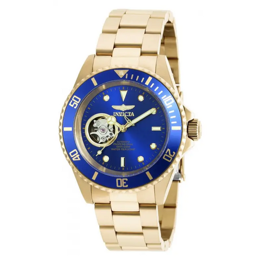 Invicta Men’s Pro Diver Automatic 200m Gold Plated Stainless