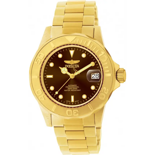 Invicta Men’s Pro Diver Automatic 200m Gold Tone Stainless