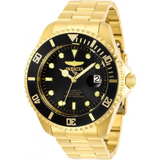 Invicta Men’s Pro Diver Automatic 200m Gold Tone Stainless