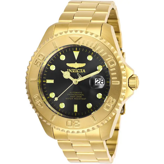 Invicta Men’s Pro Diver Automatic 200m Gold Tone Stainless