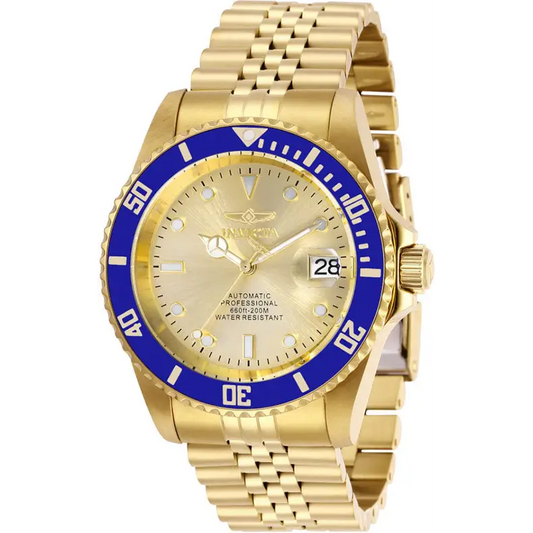 Invicta Men’s Pro Diver Automatic 200m Gold Tone Stainless