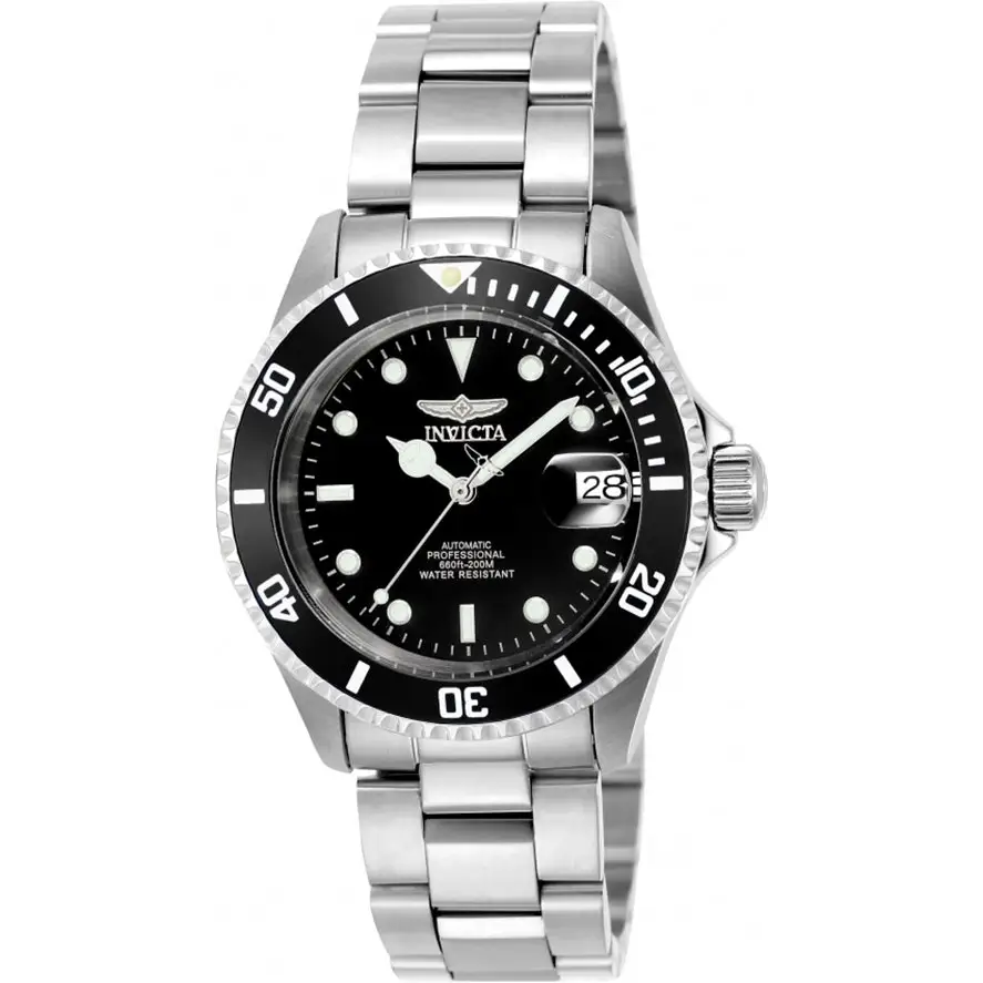 Invicta Men’s Pro Diver Automatic 200m Stainless Steel Watch
