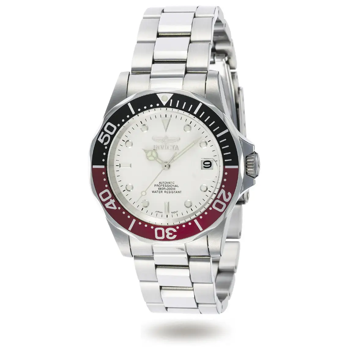 Invicta Men’s Pro Diver Automatic 200m White Dial Stainless