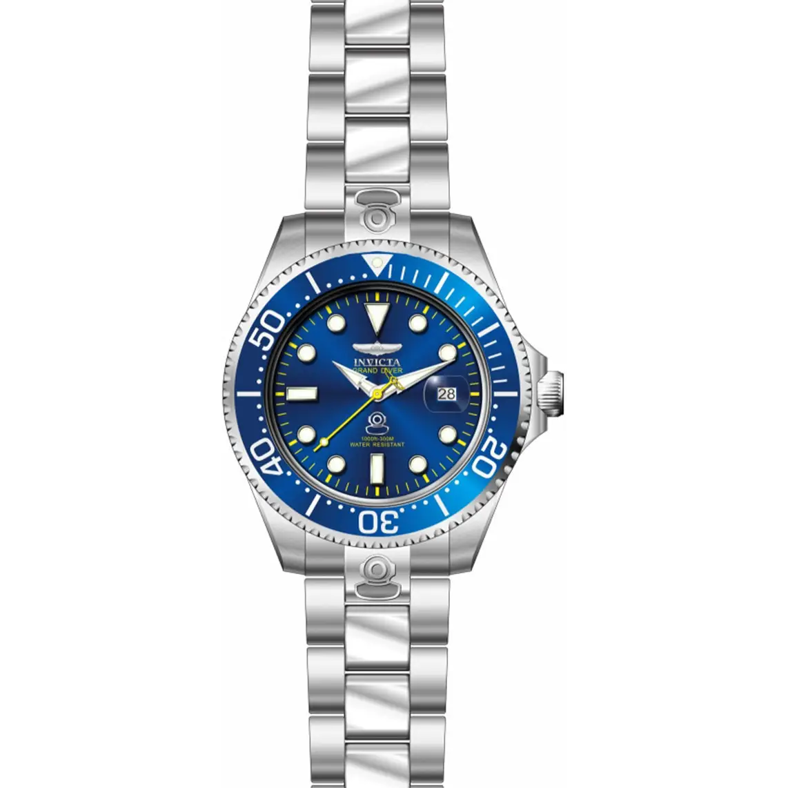 Invicta Men’s Pro Diver Automatic 300m Blue Dial Stainless