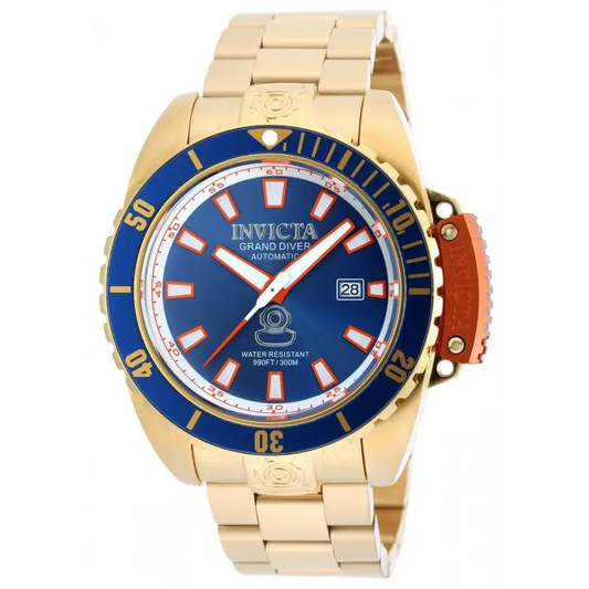 Invicta Men’s Pro Diver Automatic 300m Gold Plated Stainless