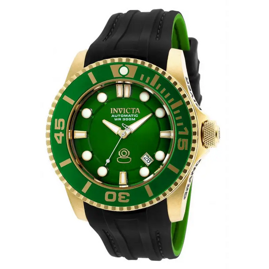 Invicta Men’s Pro Diver Automatic 300m S. Steel Black/Green