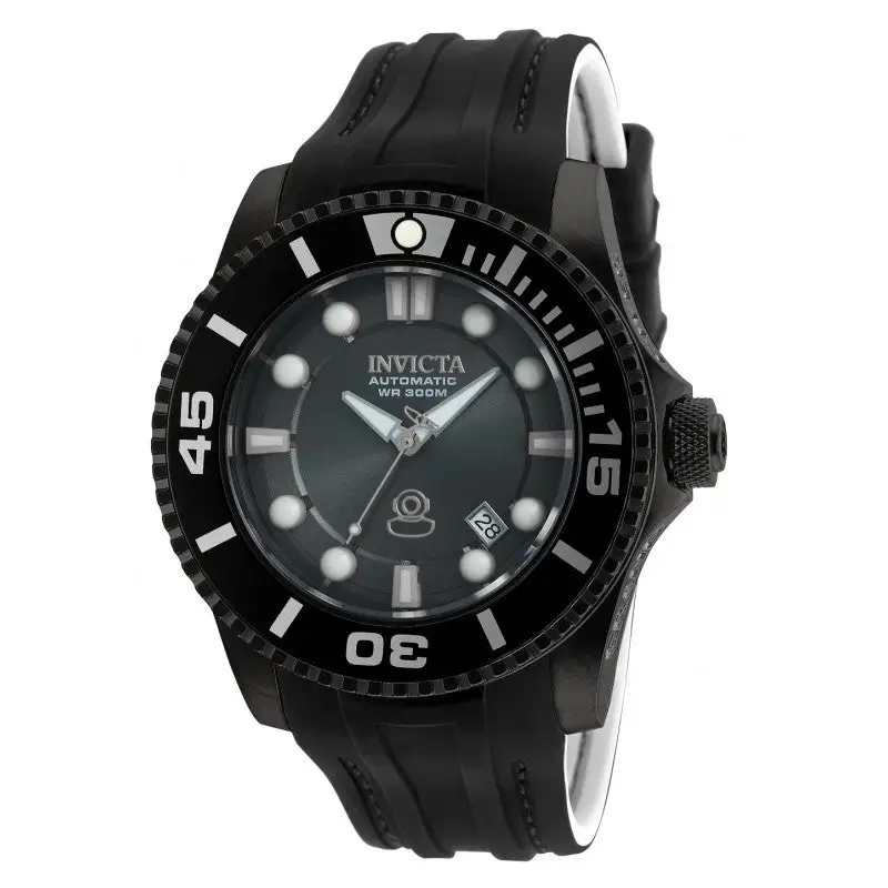 Invicta Men’s Pro Diver Automatic 300m S. Steel Black/White