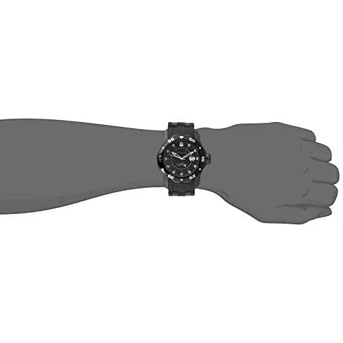 Invicta Men’s Pro Diver Black Dial Polyurethane Stainless