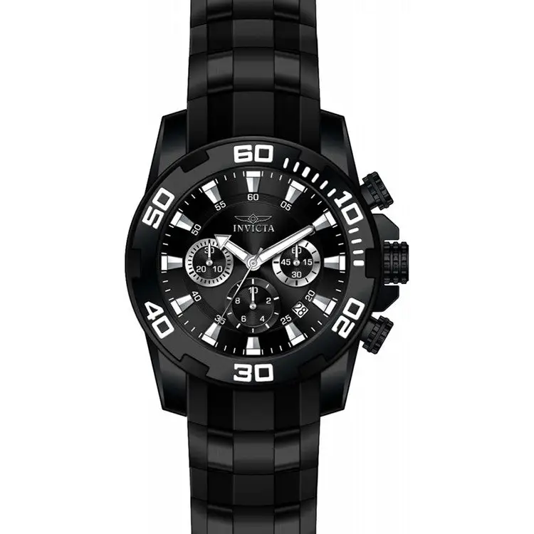 Invicta Men’s Pro Diver Chrono 100m Black Stainless