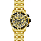 Invicta Men’s Pro Diver Chrono 100m Gold-Plated S. Steel