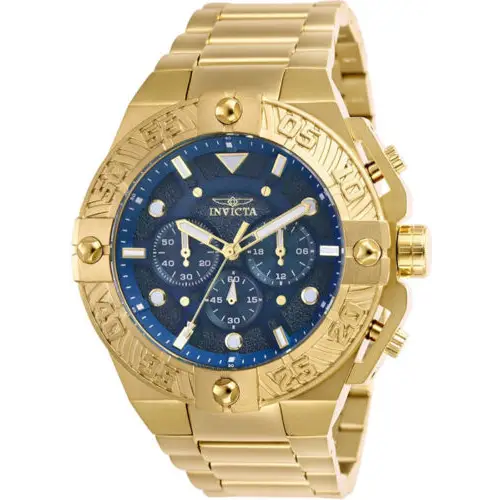 Invicta Men’s Pro Diver Chrono 100m Gold-Plated Stainless