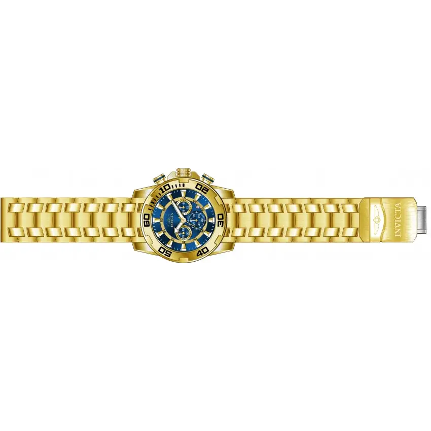 Invicta Men’s Pro Diver Chrono 100m Gold Stainless Steel
