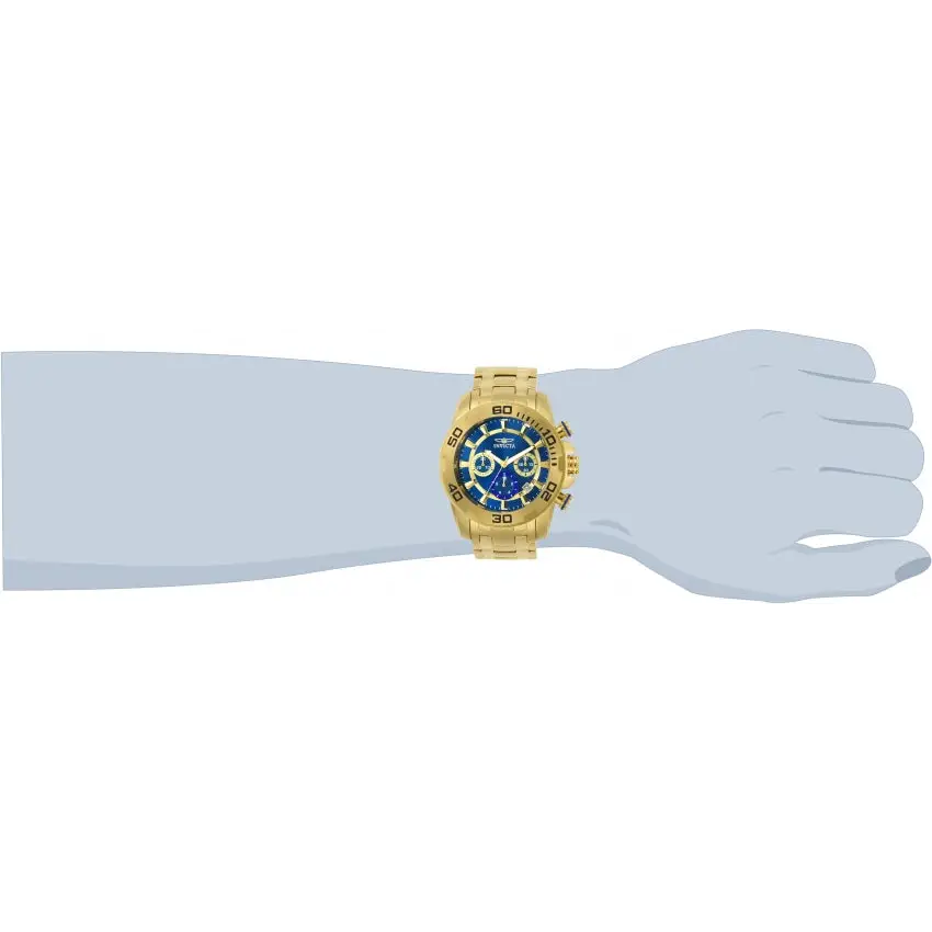 Invicta Men’s Pro Diver Chrono 100m Gold Stainless Steel