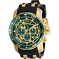 Invicta Men’s Pro Diver Chrono 100m Gold-Tone S. Steel