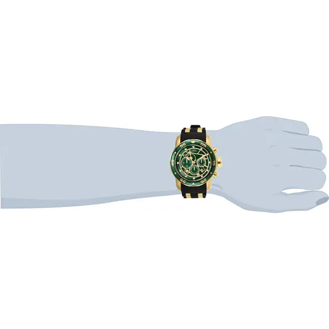 Invicta Men’s Pro Diver Chrono 100m Gold-Tone S. Steel