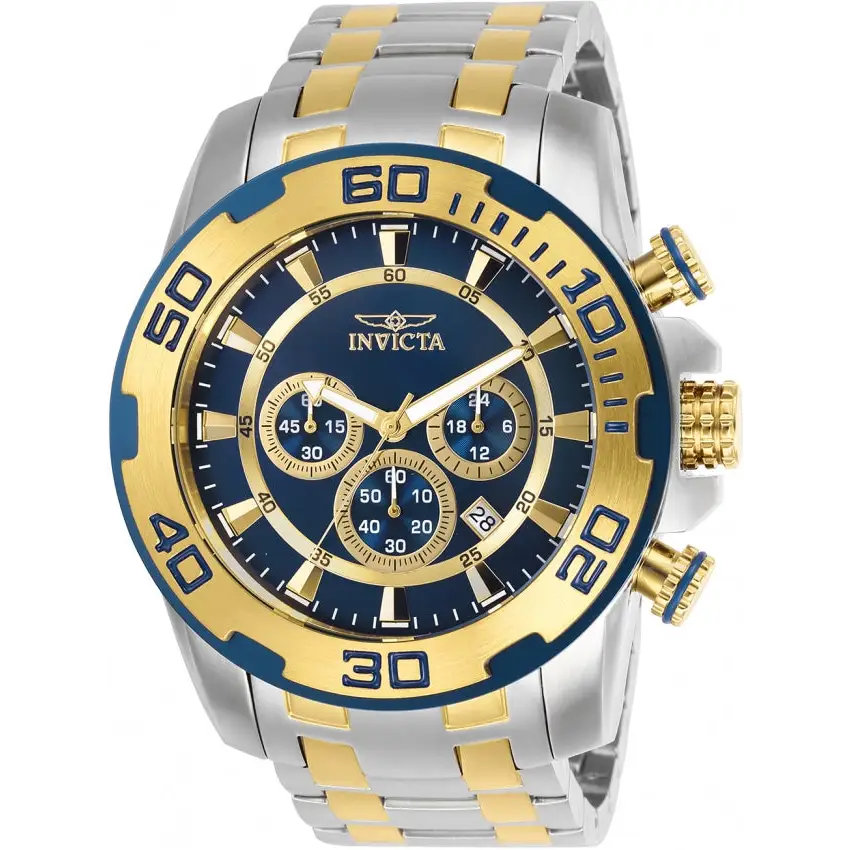 Invicta Men’s Pro Diver Chrono 100m Two Tone Stainless Steel