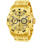 Invicta Men’s Pro Diver Chrono 200m Gold-Plated Stainless