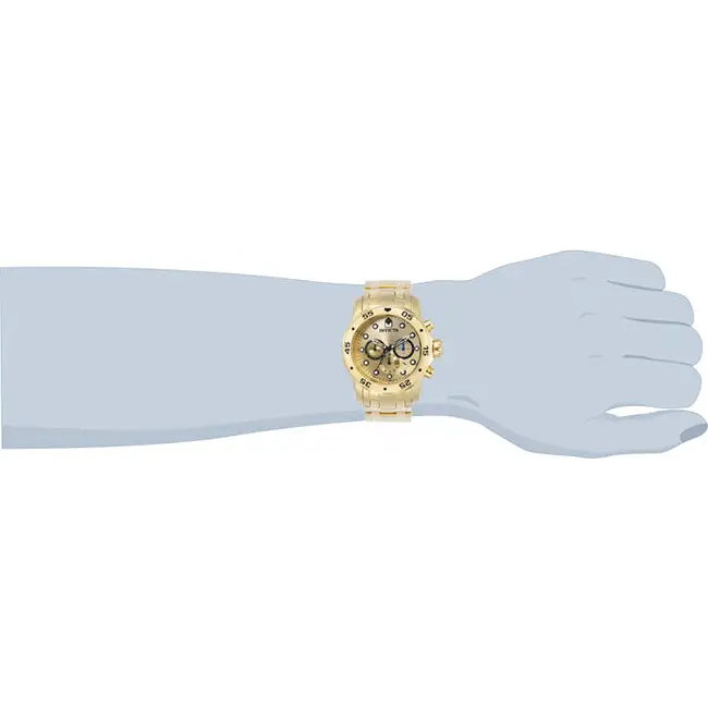Invicta Men’s Pro Diver Chrono 200m Gold-Plated Stainless
