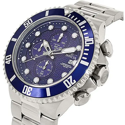 Invicta Men’s Pro Diver Chronograph 200m Blue Dial Stainless