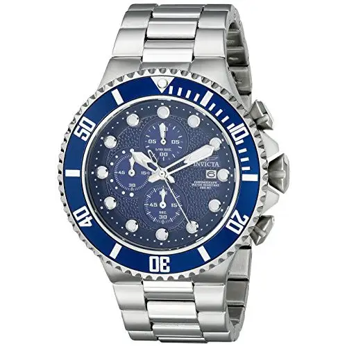 Invicta Men’s Pro Diver Chronograph 200m Blue Dial Stainless