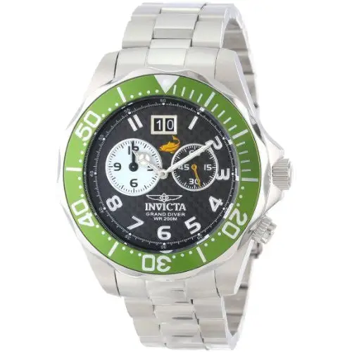 Invicta Men’s Pro Diver Chronograph 200m Silver Tone