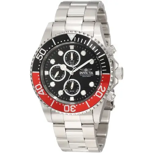 Invicta Men’s Pro Diver Chronograph 200m Silver Tone