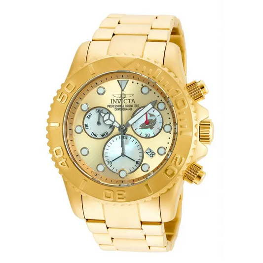 Invicta Men’s Pro Diver Chronograph 300m Gold Plated