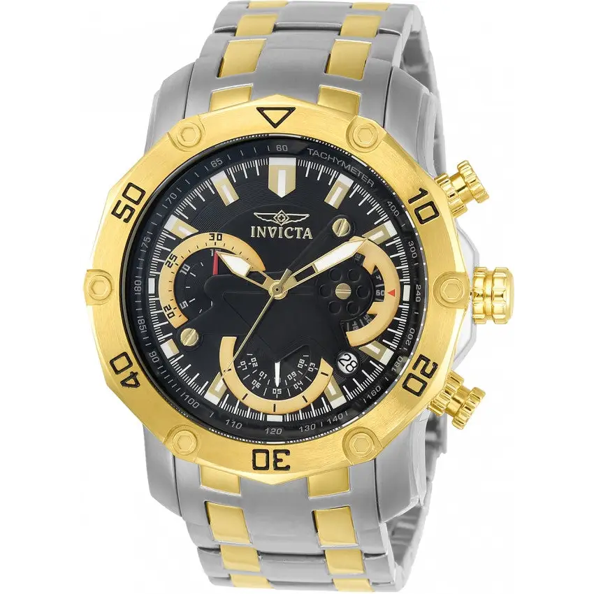 Invicta Men’s Pro Diver Chronograph Black Dial Watch 22768 -
