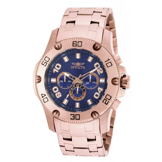 Invicta Men’s Pro Diver Chronograph Rose Gold Plated