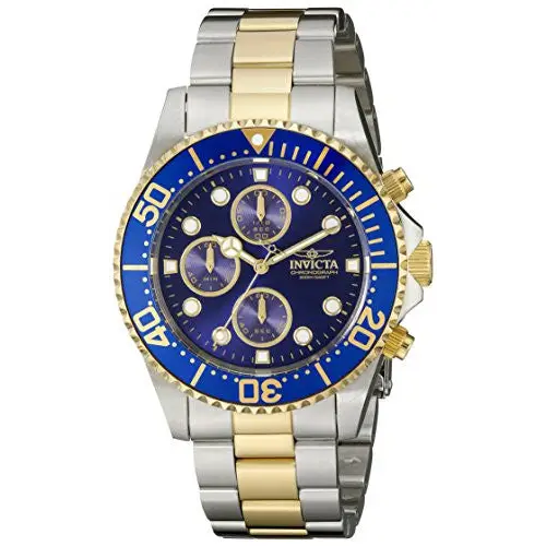 Invicta Men’s Pro Diver Chronograph Stainless Steel Watch