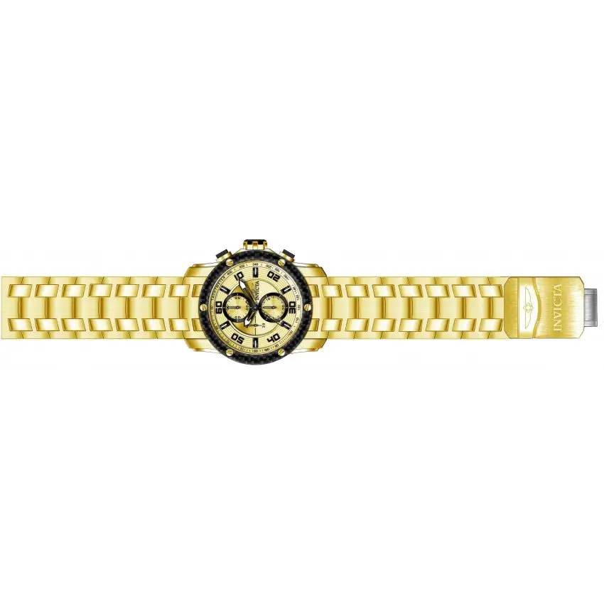 Invicta Men’s Pro Diver Chronoograph 100m Gold Tone