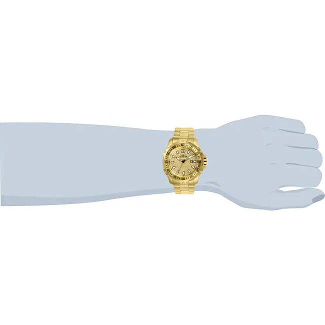 Invicta Men’s Pro Diver Quartz 100m Gold-Plated Stainless