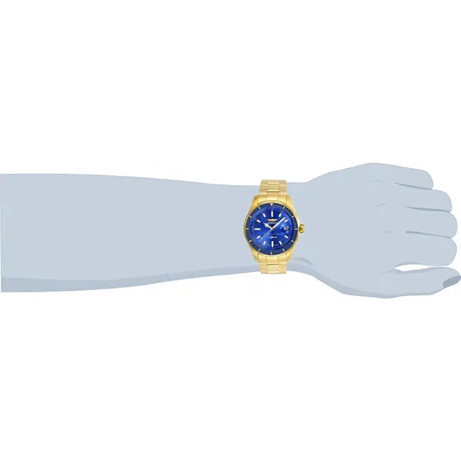 Invicta Men’s Pro Diver Quartz 100m Gold-Plated Stainless