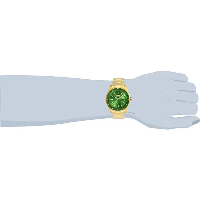 Invicta Men’s Pro Diver Quartz 100m Gold Plated Stainless