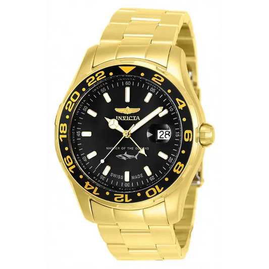 Invicta Men’s Pro Diver Quartz 100m Gold-Plated Stainless