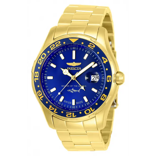 Invicta Men’s Pro Diver Quartz 100m Gold Plated Stainless