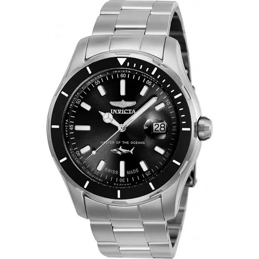 Invicta Men’s Pro Diver Quartz 100m Stainless Steel Black