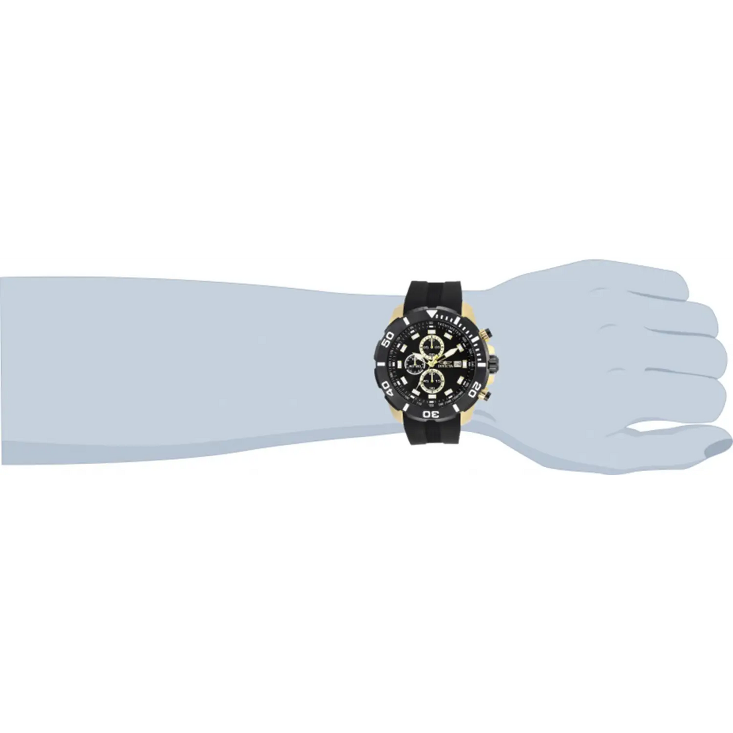 Invicta Men’s Pro Diver Quartz 100m Stainless Steel/Black
