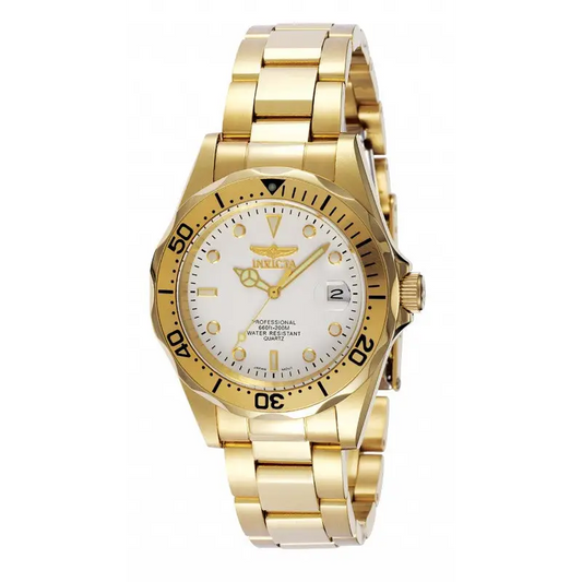 Invicta Men’s Pro Diver Quartz 200m Gold Plated Stainless
